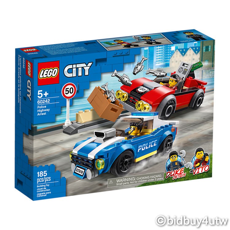 LEGO 60242 警察高速公路追捕戰 城鎮系列【必買站】樂高盒組