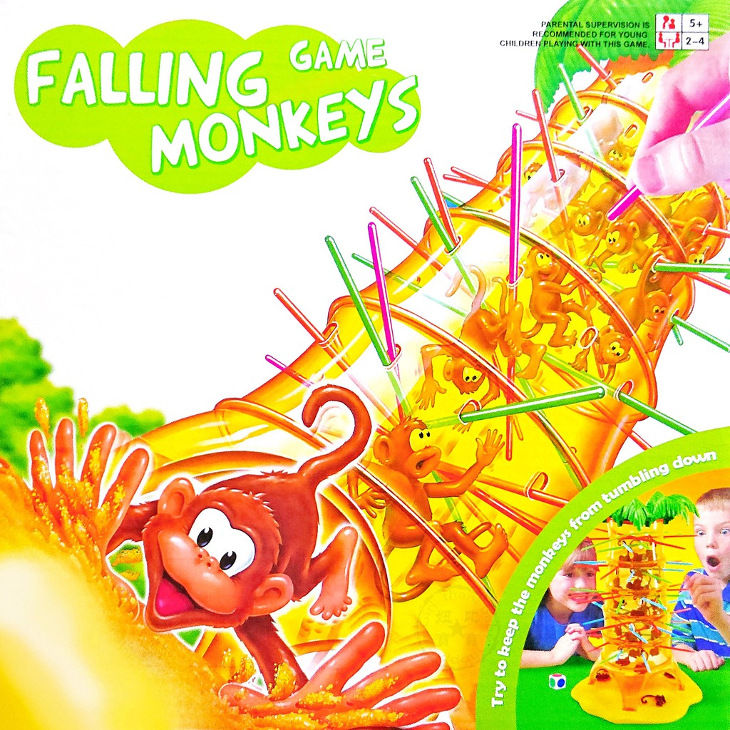 (現貨) 猴子往下掉遊戲 親子互動兒童桌遊 兒童玩具 猴子爬樹 猴子往下掉桌遊 猴子下掉