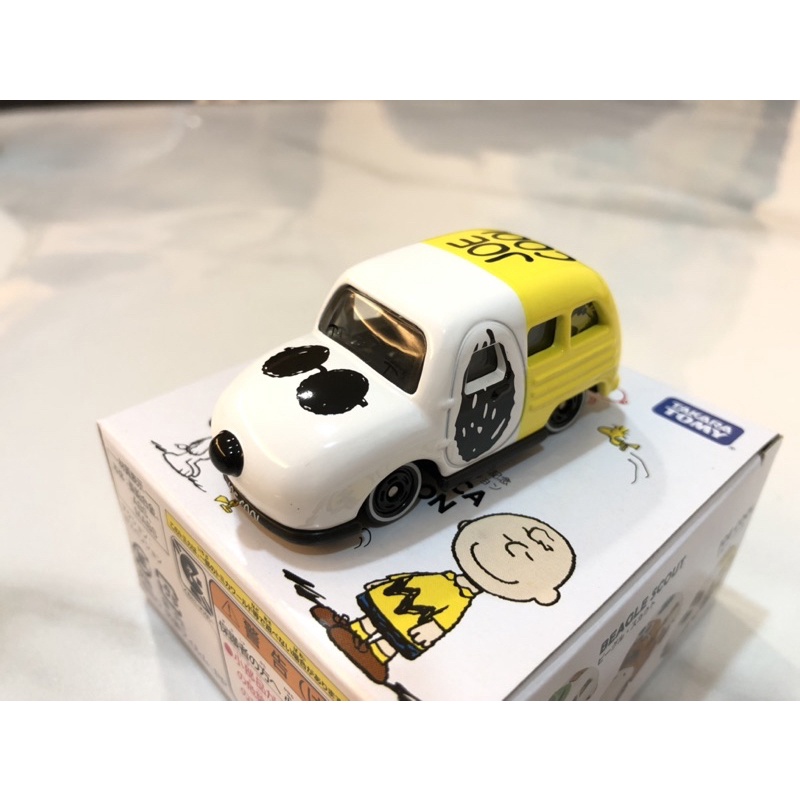 TOMICA 史努比 50週年 snoopy JOE COOL小車