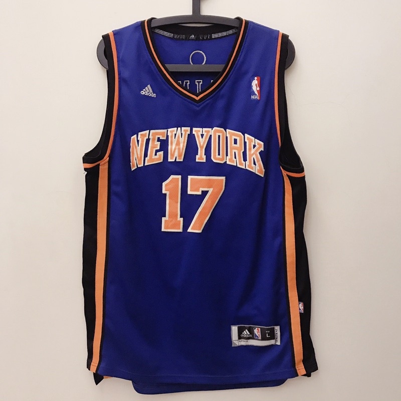 NBA New York Knicks 紐約尼克隊 adidas L號 林書豪 Lin 球衣