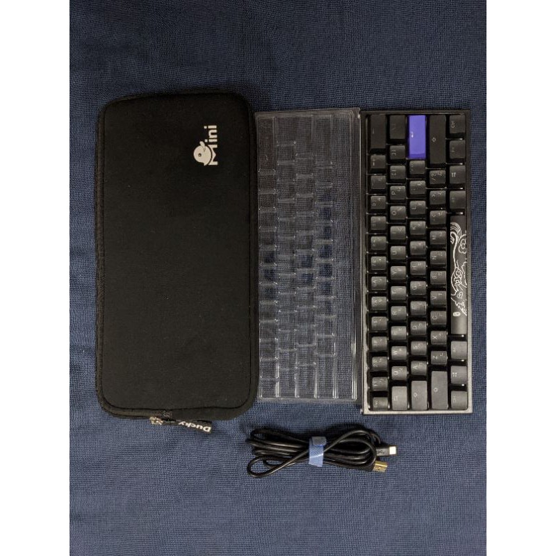 Ducky one2 mini RGB 60%機械式鍵盤 茶軸 黑色 狗年空白鍵