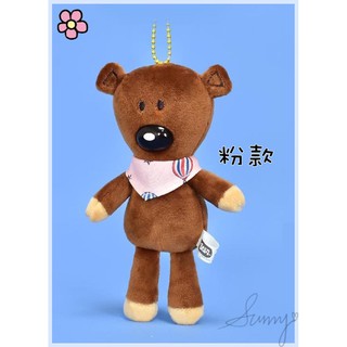3吋-豆豆熊熱氣球領巾款 正版授權 可愛 吊飾 玩偶 娃娃 豆豆熊 豆豆先生 【采靚】