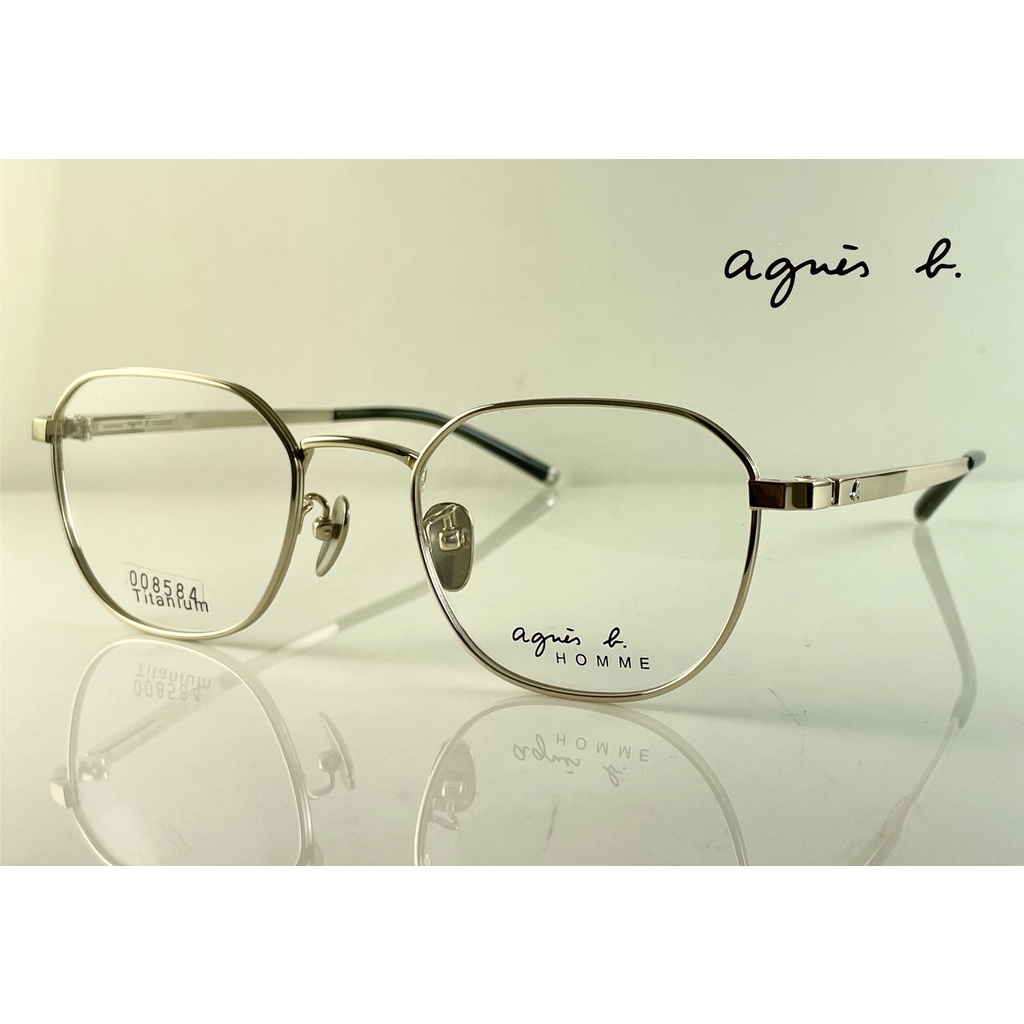 ☆高雄眼鏡站☆全新正品 純鈦 agnes b. ABH75033 c03