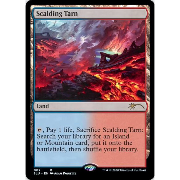 魔法風雲會 MTG Secret Lair Scalding Tarn 沸騰山湖 英文 找地地禮盒