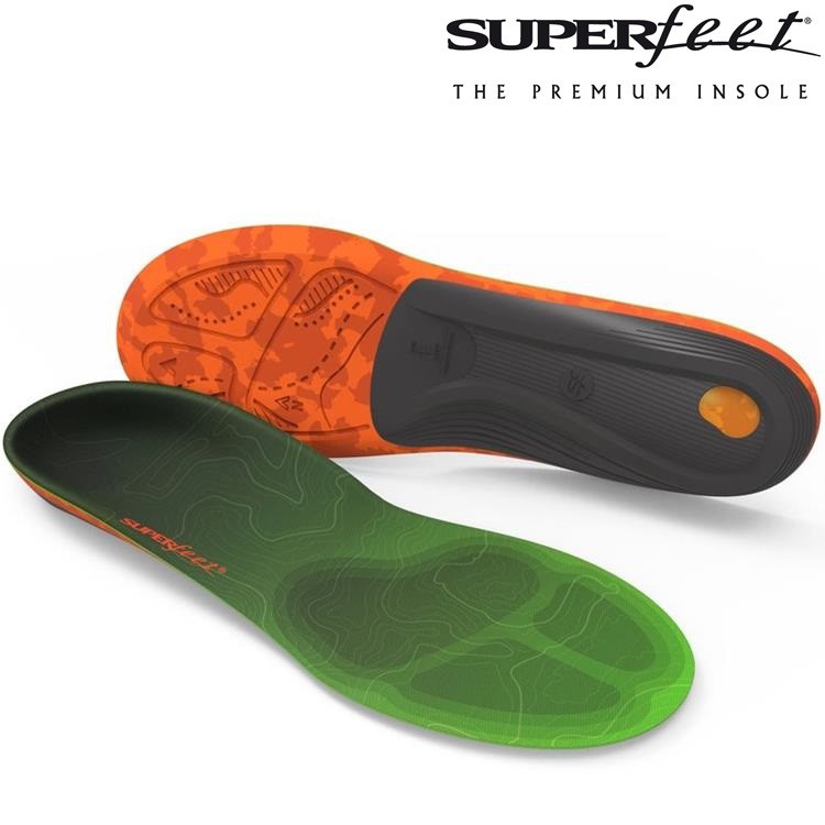 Superfeet TrailBlazer Comfort Max 男款 青綠色碳纖健行鞋墊 4453