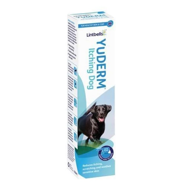 【英國代購 】英國 YuDERM itching dog 優美登搔癢犬用魚油500ml/罐 盒壓