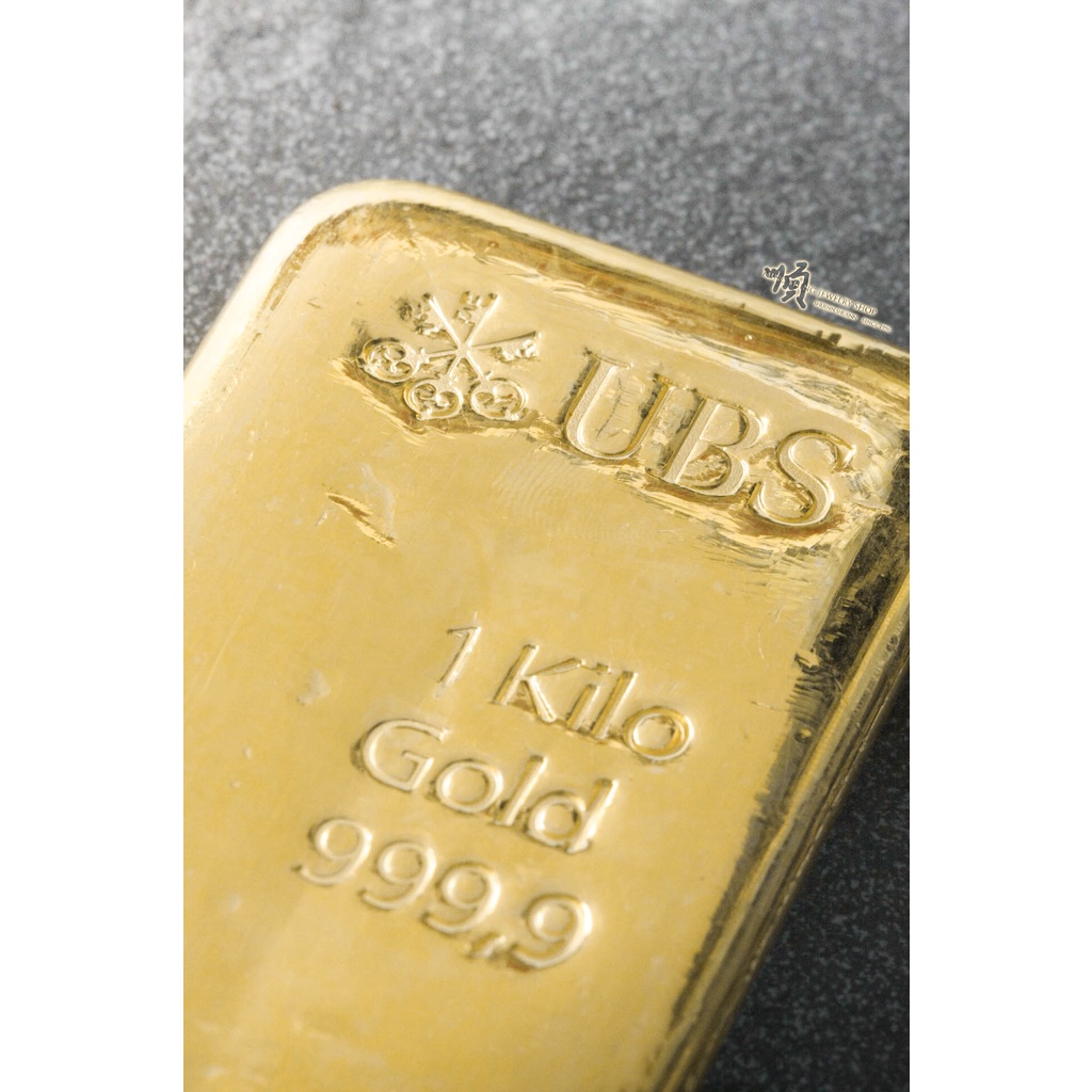 順順飾品--純金金塊--UBS瑞士銀行金塊1公斤┃重26.666兩.重266.66錢.重一公斤
