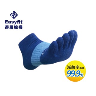 【Easyfit】EF230抗菌除臭五趾棉襪 配色款 (尺寸22-26cm)