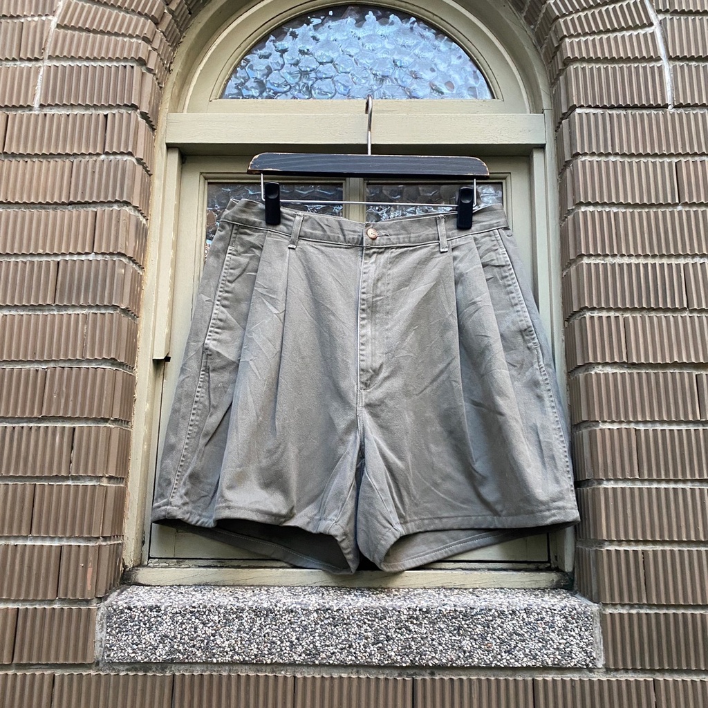 【Nature Vintage】POLO灰色工作短褲 古著 古物 二手 老品