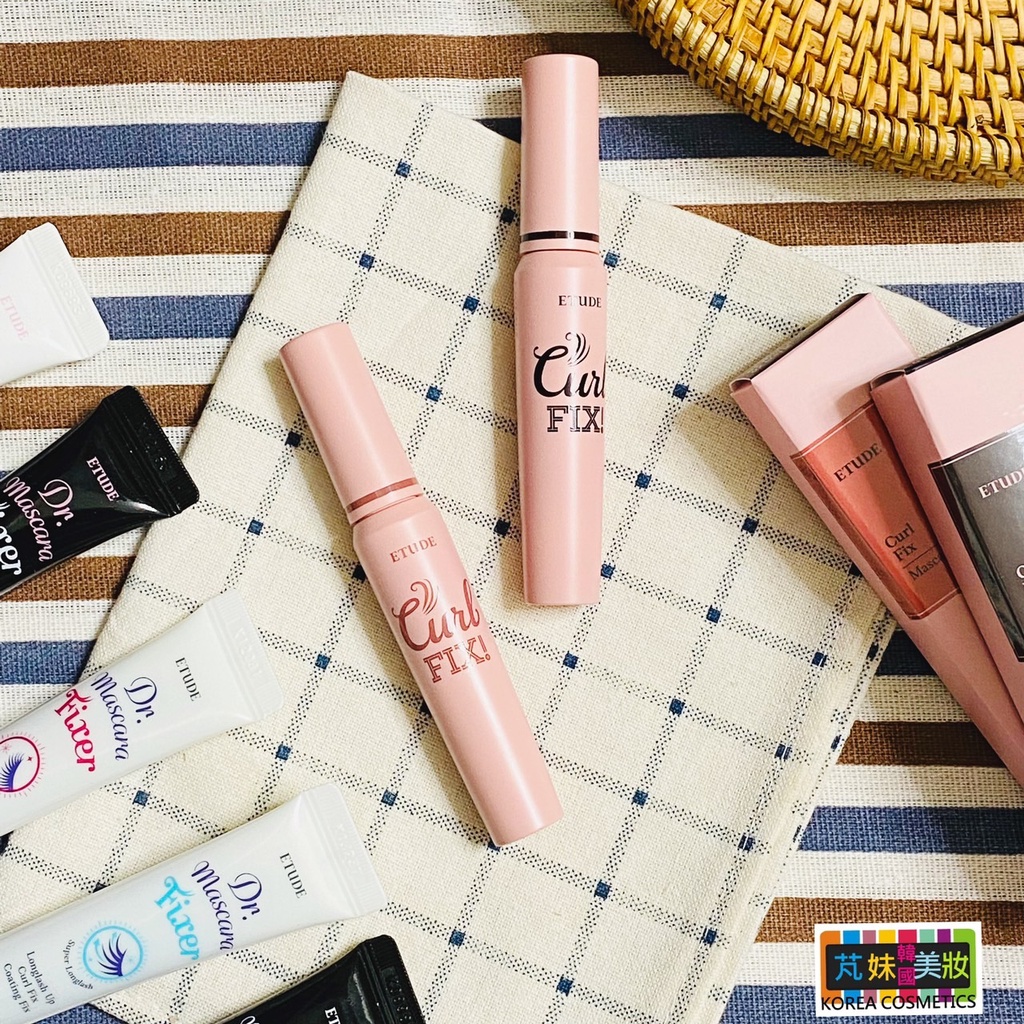 現貨 Etude House 睫毛膏睫對出色睫毛膏持久捲翹catie推薦curl Fix 防暈染睫毛打底 蝦皮購物