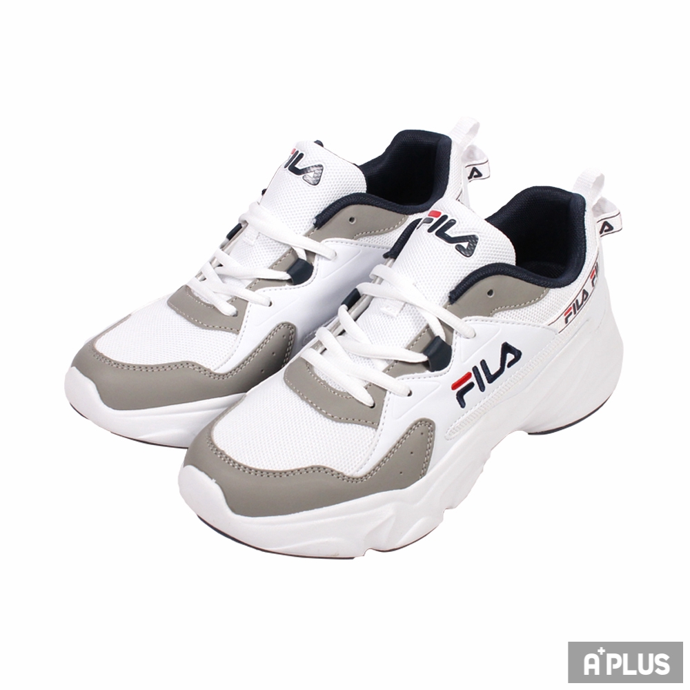 FILA 男 HIDDEN TAPE 2 休閒鞋 老爹鞋 厚底 復古 白灰色 - 1J329V143
