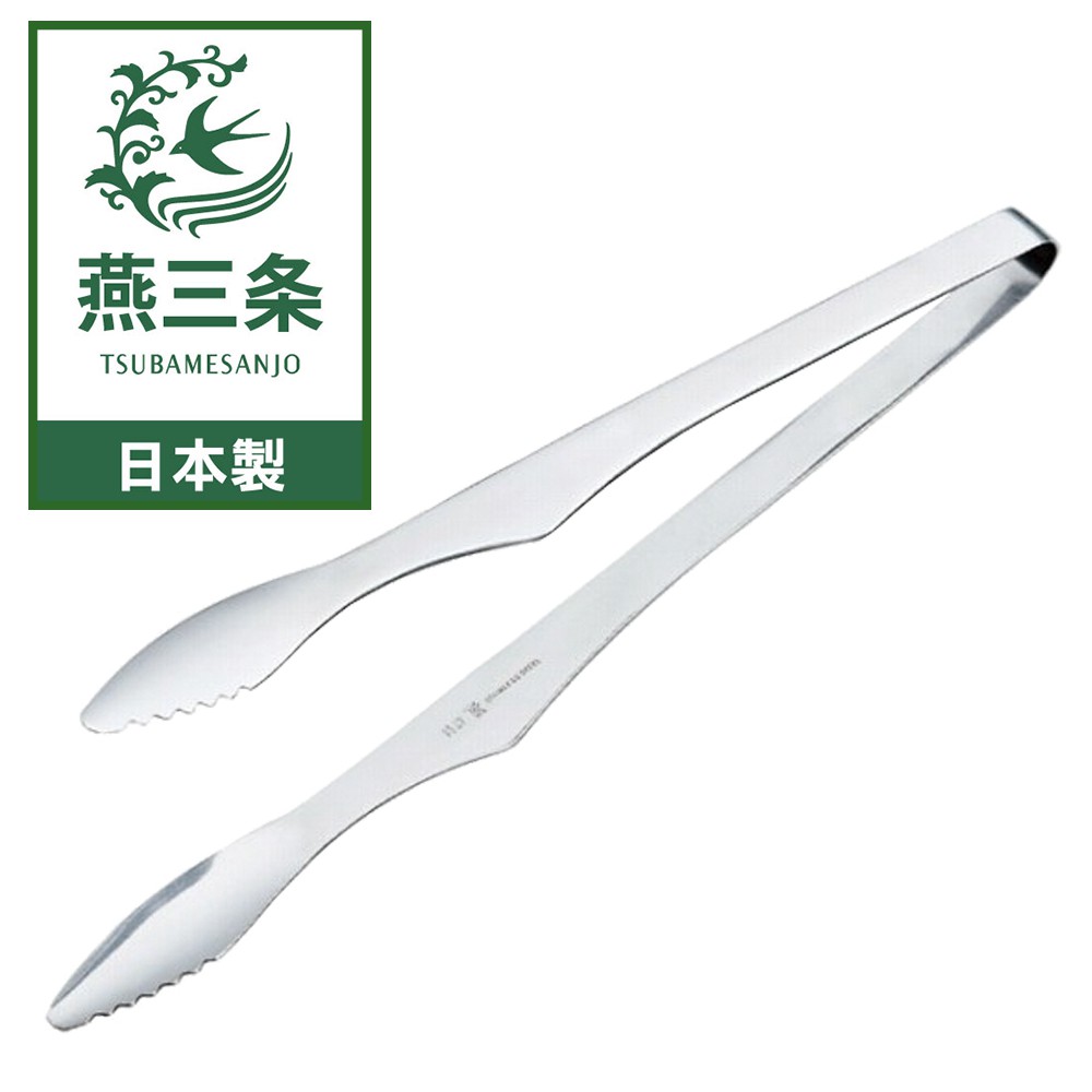 【KANKUMA】TK燒烤夾 28cm 烤肉夾.夾子.戶外.野炊.18-0不銹鋼.露營.中秋烤肉.日本製 083162