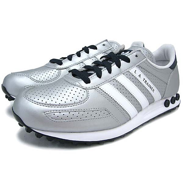 [全新現貨] Adidas Originals LA Trainer 銀色復古慢跑鞋 US10.5~