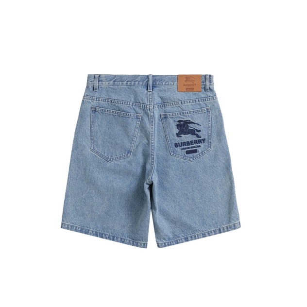 Supreme Burberry Denim Short 牛仔短褲 水洗藍