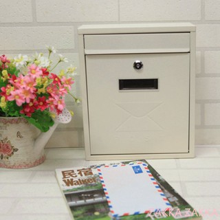 [HOME] 米白色信箱 簡約信箱 超取蝦皮限寄2件 信件箱 意見箱 鍛鐵信箱 POST 郵筒