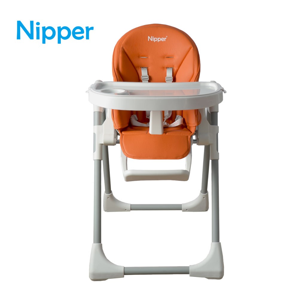 Nipper多功能可調式高腳餐椅-柑橙橘【小櫻桃嬰兒用品】