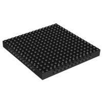 LEGO 樂高 黑色 16x16 底板 附圓孔 Technic Brick 1/3 with Holes 65803