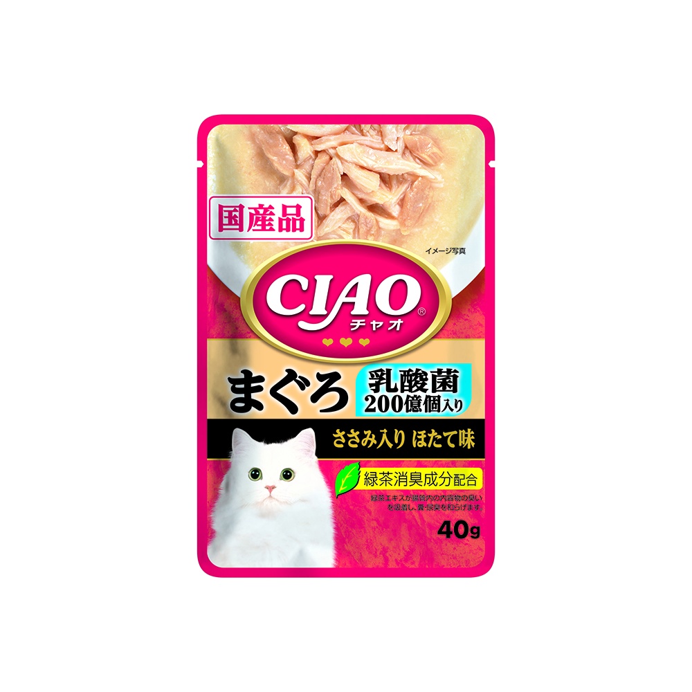 INABA CIAO 巧餐包 鮪魚乳酸菌 40g【Donki日本唐吉訶德】