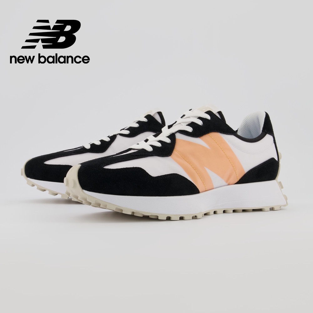 【New Balance】 NB 復古運動鞋_中性_橙黑白_MS327SO-D楦 327