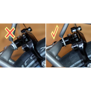 Brompton Curvature Corrected 剎夾座墊片組密合無縫(H&H)黑銀色可選