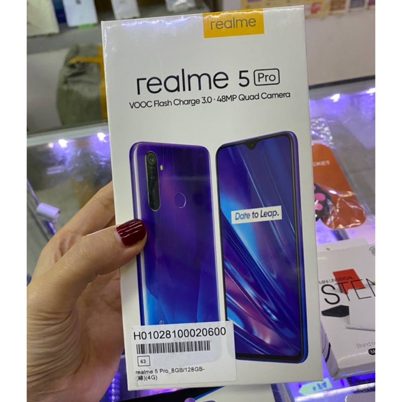 現貨 realme 5 Pro 6.3吋 8G/128G 台灣公司貨 臺中 板橋 全新品 保固一年 實體店 超商取貨付款