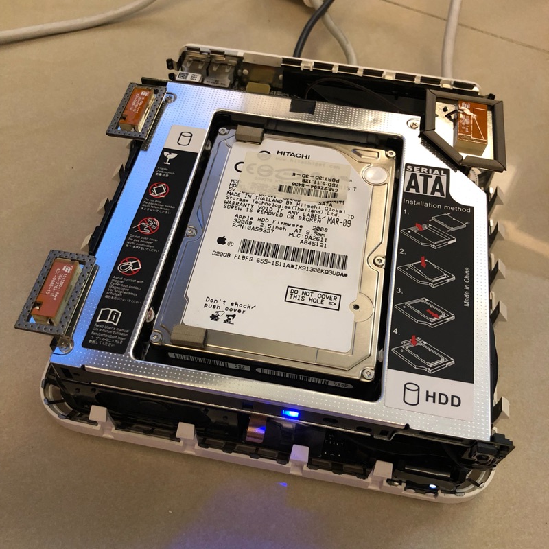 真猛電腦 mac mini 2009 全新帝博256gb ssd+500gb 雙硬碟雙系統