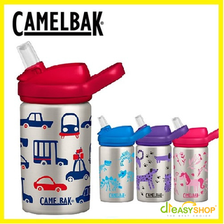 d1choice精選商品館【CamelBak】400ml eddy+ 兒童吸管單層不鏽鋼水瓶(獨角獸花園)