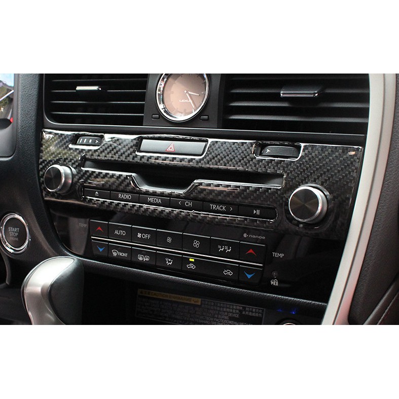 LEXUS RX 碳纖維 中控CD面板 汽車音響 改裝 RX300 RX350 RX450 真卡夢 汽車音響主機