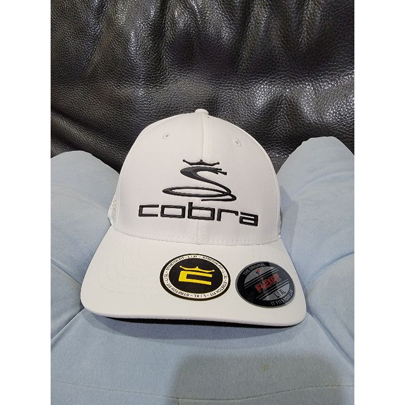 全新 2021 Cobra Pro Tour 高爾夫球帽 白色