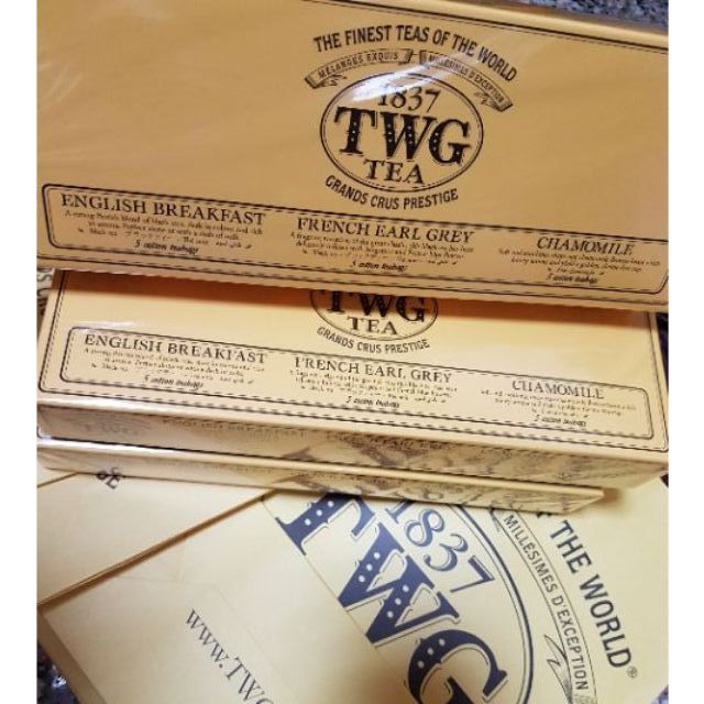 現貨在台~TWG特威經典茶包禮盒Classic Teabag Selection(英國早餐茶/法式伯爵茶/洋甘菊)聖誕節