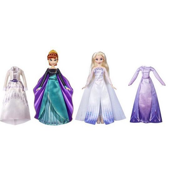 👍正版👍 美國迪士尼 美國迪士尼 冰雪奇緣 艾莎公主 安娜 elsa anna 可換裝洋娃娃  可變裝 玩具禮盒 扮家
