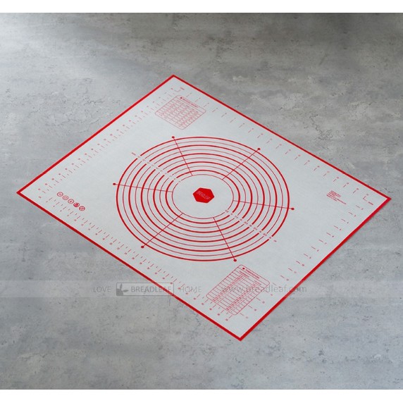 BREADLEAF 加大尺寸50*60公分 鉑金矽膠墊 揉麵墊 加厚耐高溫防滑餅乾麵包操作墊 麵糰整型墊 不沾烤盤墊