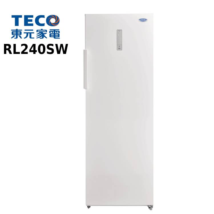 ✿聊聊最便宜✿全台配裝✿全新未拆箱 RL240SW【TECO東元】240公升窄身美型直立式冷凍櫃