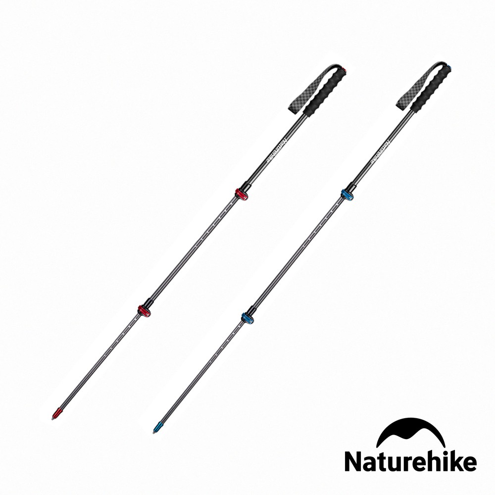 Naturehike ST10極輕量碳纖維三節外鎖登山杖 S010-T 現貨 廠商直送