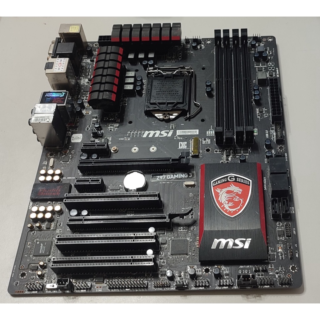 #438 無檔板 MSI Z97 GAMING3 主機板 無檔板