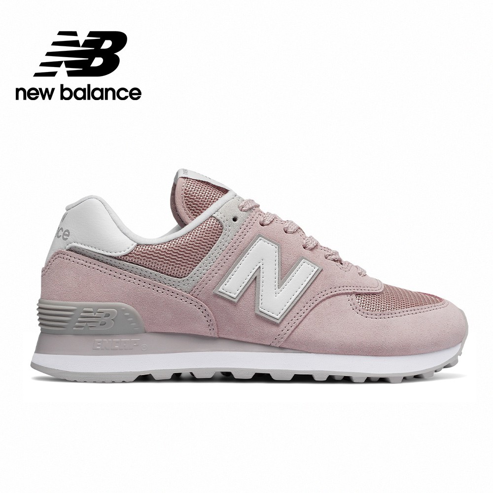 【New Balance】 NB  復古運動鞋_女性_粉白色_WL574ESP-B楦 574