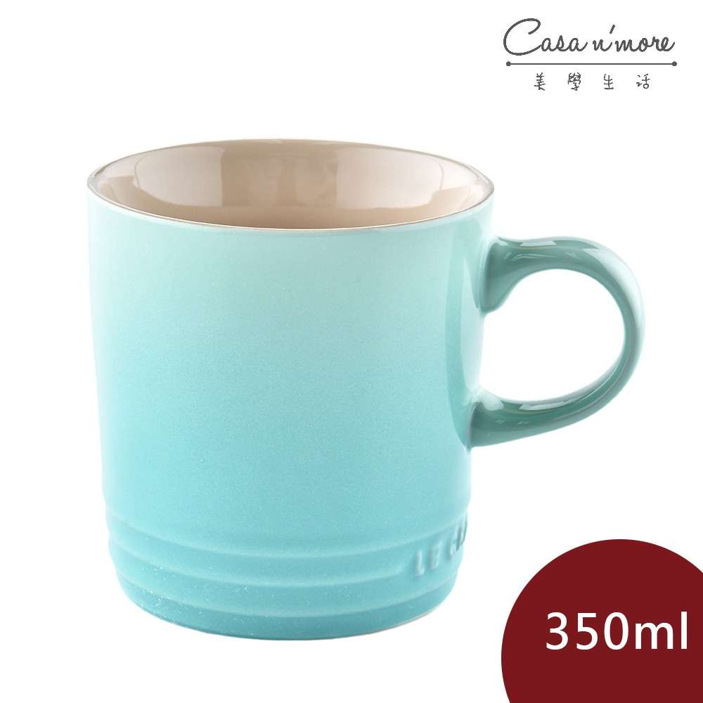Le Creuset 英式馬克杯 水杯 茶杯 陶瓷杯 350ml 薄荷綠 無紙盒