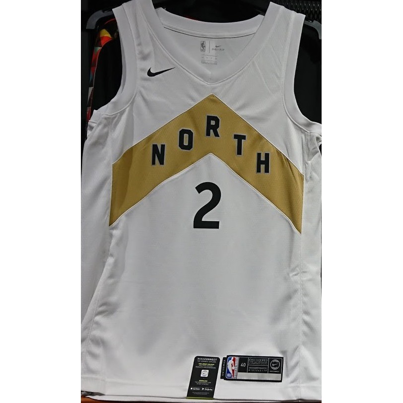 Nike NBA Toronto Raptors Kawhi Leonard City Edition Swingman Jersey White AJ4646-102 US M