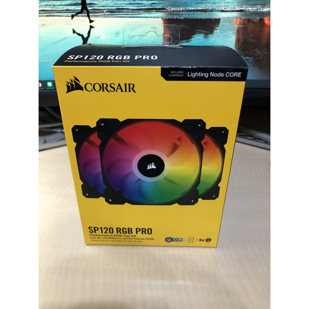 海盜船 CORSAIR SP120 120mm RGB PRO風扇 x3 +控制器