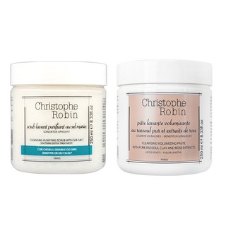 現貨🔥法國Christophe Robin 海鹽洗髮膏 舒緩頭皮潔淨霜 玫瑰豐盈淨化髮泥