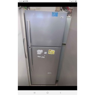 貼紙會再去除～二手中古LG樂金329公升雙門冰箱，保固3個月，請詢問大戶藥師