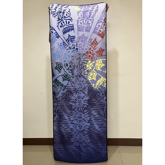 Manduka Yogitoes 限量版Chakra blue 2.0脈輪系列 環保瑜珈舖巾/旅行瑜珈墊