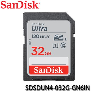 【3CTOWN】含稅公司貨 SanDisk 32G 32GB 120MB/s Ultra SD SDHC 記憶卡