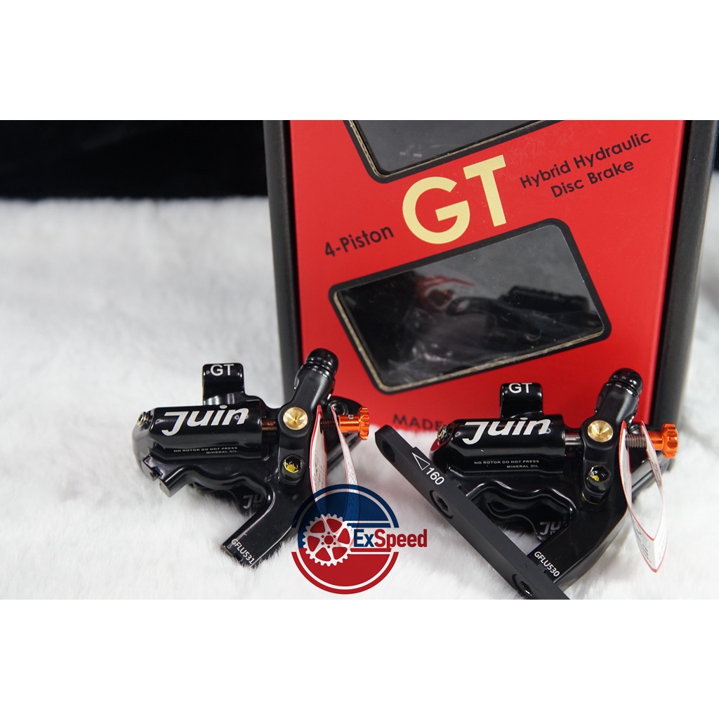 【速度極限】 JUIN TECH GT 線拉油壓卡鉗 對四活塞 FM 碟煞 公路車 自行車 雙塔 三鐵 武嶺 煞車