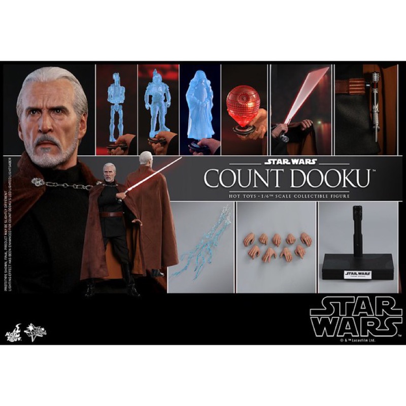 現貨 Hot toys mms496 Star Wars count dooku 星際大戰 杜庫伯爵