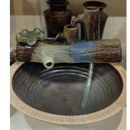 【娟兒藝品】木質流水瓷器✔物品槽✔展示✔藝術品✔洗手盆
