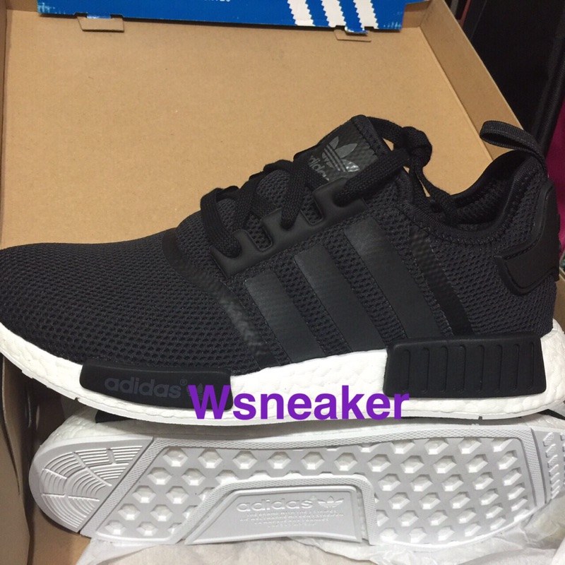 現貨 Adidas NMD R1黑白 全新正品