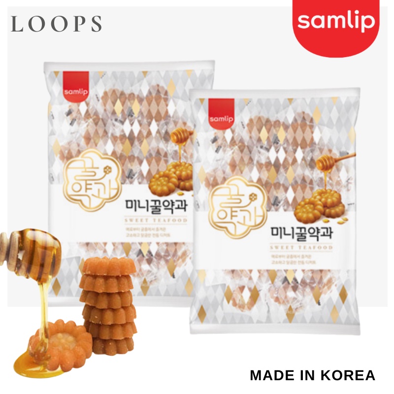 Loops🔥現貨 韓國傳統點心 蜂蜜藥果🔥SAMLIP 迷你蜂蜜藥果 茶點 藥果 韓劇還魂