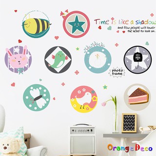 【橘果設計】圈圈相片 壁貼 牆貼 壁紙 DIY組合裝飾佈置