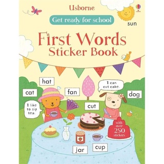 {全新原文書・英文幼教} Usborne First Words Sticker Book 英文單字貼紙書